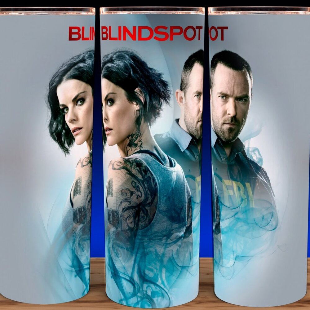 Blindspot Action TV Show - Jane Doe - Kurt Weller Cup Mug Tumbler 20oz